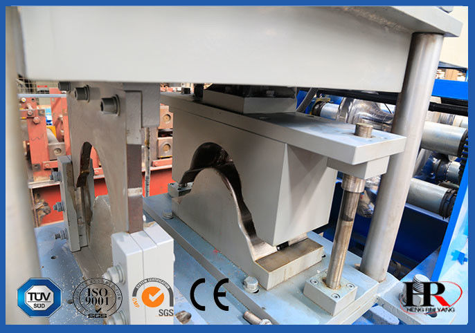 Metal Ridge Cap / Tile Roll Forming Machine Automatic PLC Control